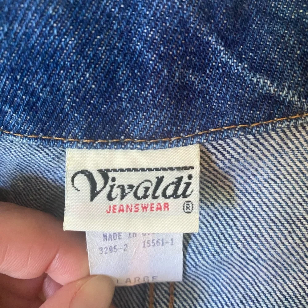 Oversized/Boyfriend Blue Denim Blazer 100% Cotton - Picture 5 of 6